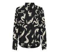 Onlnova Life Vis L/S Lynne - Maglietta AOP, Black/AOP:587 Yoko, M