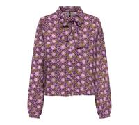Onlnova Life Vis L/S Tyla Bow Top, Viola Amaranto, XL