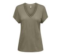 Onlpenny S/S Batsleeve V-Neck Top Jrs