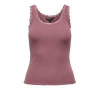 Onlsara Sharai Lace Canotta Jrs Noos, Marrone Rosa, XS