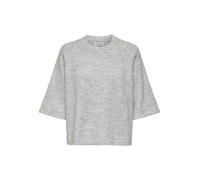 ONLY Onlsimoni Knt Noos-Pullover a 3/4, Chiaro Grigio Melange, XS Donna