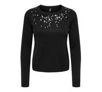 Onlstarry LS Sequin O-Neck Knt, Nero, M