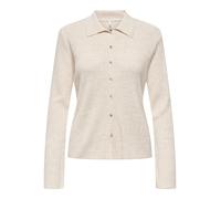 Only Polo in maglia Onlthea Pumice Stone da Donna L Beige