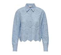ONLVALAIS L/S Maglietta Wvn Noos, Blu di Cachemire, M
