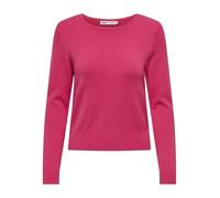 ONLY Onlvenice Life LS Oneck-Pullover Nca Knt, Lampone, L Donna