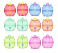 Onlvmyur 12 pezzi Palloncini d'Acqua Riutilizzabili Bombe d'Acqua Silicone Gavettoni Acqua Riutilizzabili Ricaricabili Rapidamente per Bambini Adulti Piscina Feste e Parco Acquatico