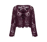 Onlwaterly LS Crochet Tie Cardigan Knt