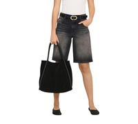Only Abbigliamento Donna Shorts S Nero Onlmate Reg Baggy Long Dnm Noos