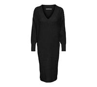 Only Abito a Maglia Femminile Lunghezza Midi, Nero, XL