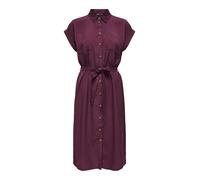 ONLY Abito camicia 'Hannover' rosso vino Donna ONLY 34 rosso vino