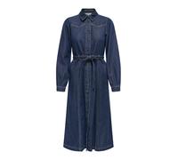 ONLY Onljulie LS DNM Dress Qyt, Blu Jeans Scuro, M Donna