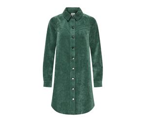 ONLY Abito camicia 'ONLTRACY' verde scuro Donna - Abbigliamento - Taglie comode - Abiti - Abiti camicia ONLY 38