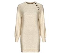 Only Abito corto ONLEMMA LIFE LS BUTTON in Beige EU XL