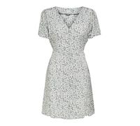 ONLY Onlevida S/S Short Dress Wvn Noos Vestito, Gray Mist, M Donna