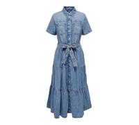Only Female Jeanskleid Langes Kleid Jeans Femminile ONLALIYAH Abito Lungo, Media Blu Denim, M Donna
