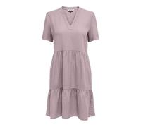 ONLY Abito da Donna Onltiri-Caro S/S V-Neck Lin Dress CC Pnt, Violet Ice, XS