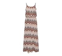 ONLY Onlwinner S/L Maxi Dress Noos Ptm Abito, Cloud Dancer Arabian Zigzag, 44 Donna
