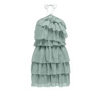 ONLY Short Dress Jrs Onlcarley-Abito Corto in Tulle, S/L, Blu Surf, S Donna