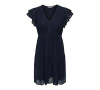 ONLY Onlhelena Lace Capsl Dress Wvn Noos Abito Estivo, Blu, XS Donna
