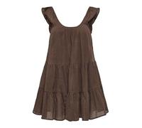 ONLY Onlnabila Life SS A-Shape Dress Wvn, Chocolate Martini, S Donna