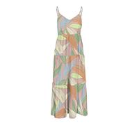 Only Abito lungo ONLALMA Life Poly Strap Long Dress AOP per donna donna, Coral Cloud - 417 Upscale Surf, S