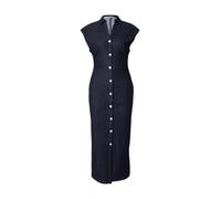 ONLY - Vestito midi in denim blu scuro con bottoni 36