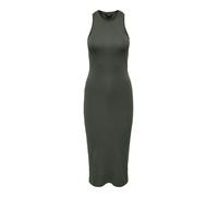Only Onlbelfast S/L Midi Dress Jrs Noos, Vestito Donna, Beluga, M