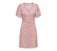 ONLY Abito 'ONLEVIDA' oliva / rosso scuro / bianco Donna - Abbigliamento - Taglie comode - Abiti - Abiti camicia ONLY 34