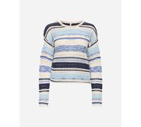 Only Amelie Stripe W - Maglione - Donna - Azzurro XS