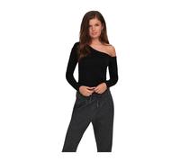 ONLY - Amore Magliette Manica Lunga con Spacco Spalla Donna - - Tops - Donna - Nero - L