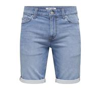 Only & Sons Shorts Di Jeans Per Uomo Only & Sons Onsply 8584 Blue Denim Azzurro