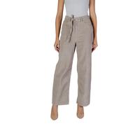 Only Beige Cotton Casual Pants - L/32