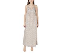 Only Beige Recycled Polyester Long Dress - IT42|M