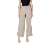 Only Beige Viscose Casual Pants - L/32