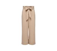 Only Beige Viscose Casual Pants - XL