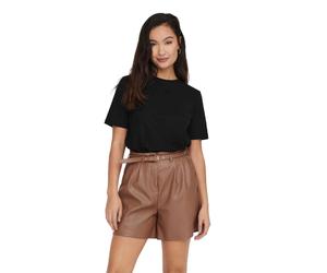 Only Black Cotton T-Shirt - XL