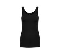 Only Black Cotton Tank Tops - IT38|XS