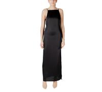 Only Black Recycled Polyester Long Dress - IT38|XS