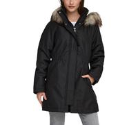 Only Black Recycled Polyester Parka - XL