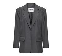 Only Blazer ONLLINDA - Blazer da Donna, Grigio Scuro mélange, S