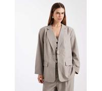ONLY ONLLINDA Life LS BOYFR Mel Blazer CC TLR, Fungi/Dettaglio: Melange, XS