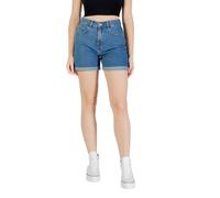 Only Blue Cotton Shorts - IT44|L