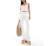 ONLY Onlblush Mid Flared DNM Rea0730 Noos Jeans, Bianco, 62/S/L Donna
