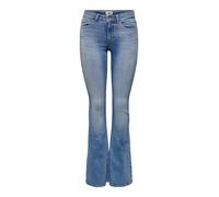 Only Blush Life Mid Flared Denim - Jeans Jeans - Taglia XS Abbigliamento Donna