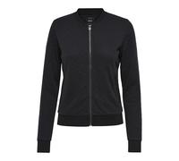 ONLY Bomber Sweatshirt - Giacca in felpa da Donna, Nero (Black), 34 (Taglia Produttore: X-Small)