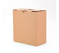ONLY BOXES Confezione da 2 scatole per 6 bottiglie color marrone Kraft, scatola lotto impilabile in cartone per paniere, dimensioni cm (L x P x A): 33 x 17.7 x 36.6 (AMA721)