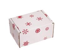 ONLY BOXES, Scatola di cartone di colore bianco, 4 pezzi (AMA510)