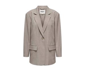 ONLY - Boyfriend Melange Blazer - -Jackets -Donna -Beige -M