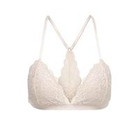 ONLY Bralette da Donna Onlchloe Imbottita in Pizzo, Color Pesca, XL
