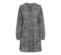 ONLY Button Dress Onlnova Life Vis L/S Abito Thea con Bottoni, Nero, XL Donna